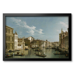 Obraz w ramie Canaletto "The Grand Canal in Venice from Palazzo Flangini to Campo San Marcuola"