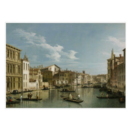 Plakat Canaletto "The Grand Canal in Venice from Palazzo Flangini to Campo San Marcuola"
