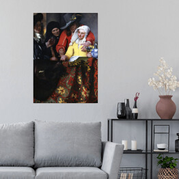 Plakat samoprzylepny Jan Vermeer Stręczycielka Reprodukcja