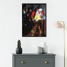Plakat w ramie Jan Vermeer Stręczycielka Reprodukcja