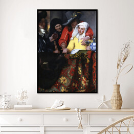 Plakat w ramie Jan Vermeer Stręczycielka Reprodukcja