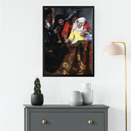 Obraz w ramie Jan Vermeer Stręczycielka Reprodukcja