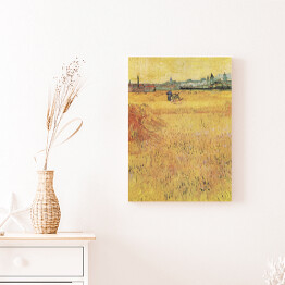 Obraz na płótnie Vincent van Gogh Pole pszenicy z widokiem na Arles. Reprodukcja obrazu