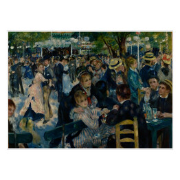 Plakat samoprzylepny Auguste Renoir "Bal w Moulin de la galette" - reprodukcja