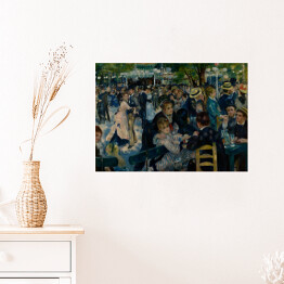 Plakat Auguste Renoir "Bal w Moulin de la galette" - reprodukcja