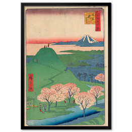 Obraz klasyczny Utugawa Hiroshige New Fuji, Meguro. Reprodukcja