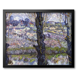 Obraz w ramie Vincent van Gogh "Widok na Arles, kwitnące sady" Reprodukcja