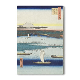 Obraz na płótnie Utugawa Hiroshige Dividing Pool at Mitsumata. Reprodukcja obrazu