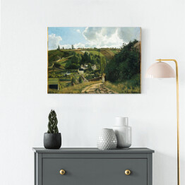 Obraz na płótnie Camille Pissarro "Wzgórze Jalais Pontoise" - reprodukcja