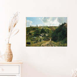 Plakat Camille Pissarro "Wzgórze Jalais Pontoise" - reprodukcja