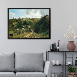 Obraz w ramie Camille Pissarro "Wzgórze Jalais Pontoise" - reprodukcja