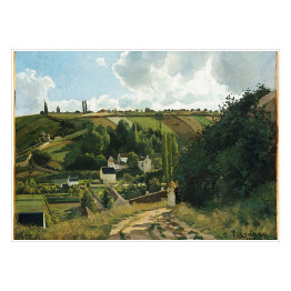 Plakat samoprzylepny Camille Pissarro "Wzgórze Jalais Pontoise" - reprodukcja