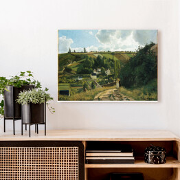 Camille Pissarro "Wzgórze Jalais Pontoise" - reprodukcja