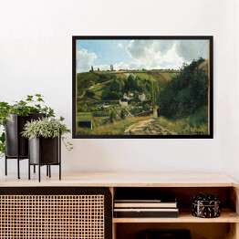 Obraz w ramie Camille Pissarro "Wzgórze Jalais Pontoise" - reprodukcja