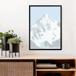 Obraz w ramie K2 - szczyty górskie