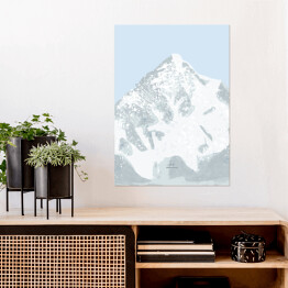 Plakat samoprzylepny K2 - szczyty górskie