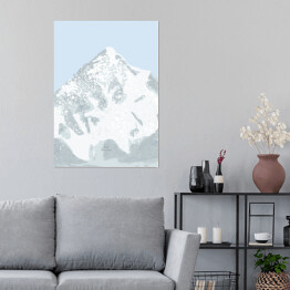Plakat samoprzylepny K2 - szczyty górskie