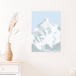 Plakat K2 - szczyty górskie