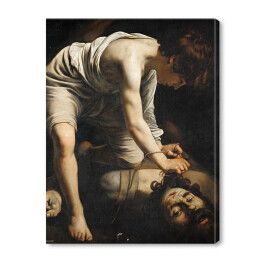 Obraz na płótnie Caravaggio "David and Goliath"