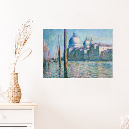 Plakat samoprzylepny Claude Monet The Grand Canal in Venice. Reprodukcja obrazu