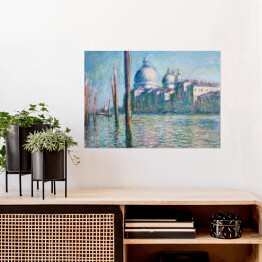 Plakat samoprzylepny Claude Monet The Grand Canal in Venice. Reprodukcja obrazu