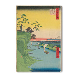 Obraz na płótnie Utugawa Hiroshige Kondai Tonegawa fukei from the Series One Hundred Views of Edo. Reprodukcja