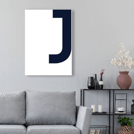 Obraz na płótnie Litera J - alfabet