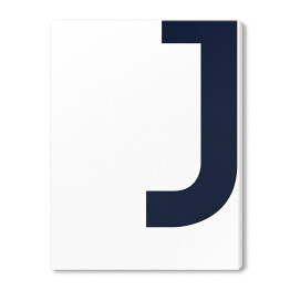 Obraz na płótnie Litera J - alfabet