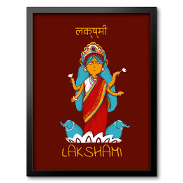 Obraz w ramie Lakshami - mitologia hinduska