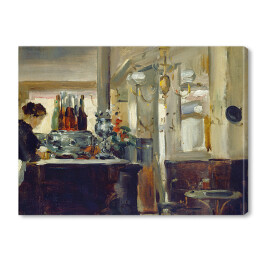 Obraz na płótnie Edouard Manet Bon Bock Cafe. Reprodukcja 