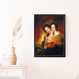 Obraz w ramie Rembrandt Siostry (Eleanor I Rosalba Peale). Reprodukcja