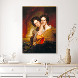 Obraz na płótnie Rembrandt Siostry (Eleanor I Rosalba Peale). Reprodukcja