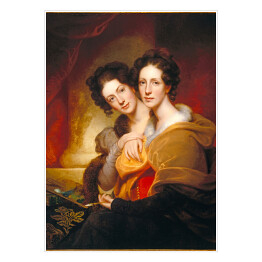 Plakat Rembrandt Siostry (Eleanor I Rosalba Peale). Reprodukcja