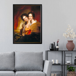 Obraz w ramie Rembrandt Siostry (Eleanor I Rosalba Peale). Reprodukcja