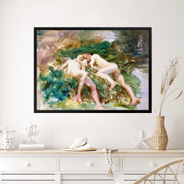 Obraz w ramie John Singer Sargent Tommies Bathing. Reprodukcja obrazu