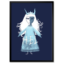Plakat w ramie Hel - mitologia nordycka