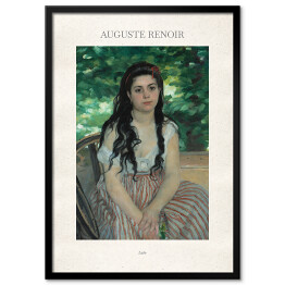 Obraz klasyczny Auguste Renoir "Lato" - reprodukcja z napisem. Plakat z passe partout
