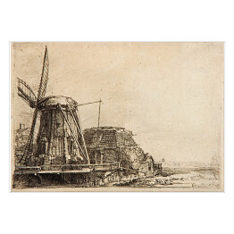 Rembrandt "Wiatrak" - reprodukcja