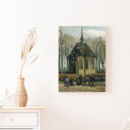 Obraz na płótnie Vincent van Gogh Kościół Reformowany w Nuenen. Reprodukcja