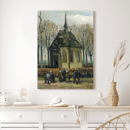 Obraz na płótnie Vincent van Gogh Kościół Reformowany w Nuenen. Reprodukcja