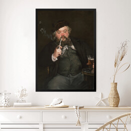 Obraz w ramie Édouard Manet "Bon Bock" - reprodukcja