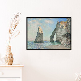 Plakat w ramie Claude Monet Klify w Etretat Reprodukcja obrazu