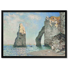 Plakat w ramie Claude Monet Klify w Etretat Reprodukcja obrazu