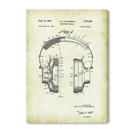 Obraz na płótnie G. F. Falkenberg - patenty na rycinach vintage