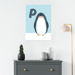 Alfabet - P jak pingwin