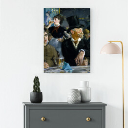 Obraz klasyczny Edouard Manet "W kawiarni" - reprodukcja
