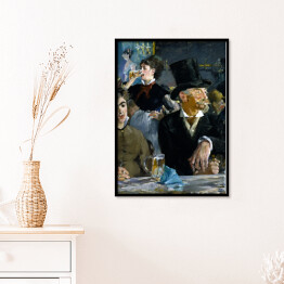 Plakat w ramie Edouard Manet "W kawiarni" - reprodukcja