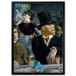 Obraz klasyczny Edouard Manet "W kawiarni" - reprodukcja