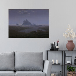 Plakat Caspar David Friedrich "Felsenriff am Meeress"