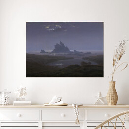 Plakat Caspar David Friedrich "Felsenriff am Meeress"